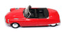 Universal Hobbies 1/43 Scale 310326E - 1961 Citroen DS 19 Cabriolet - Red