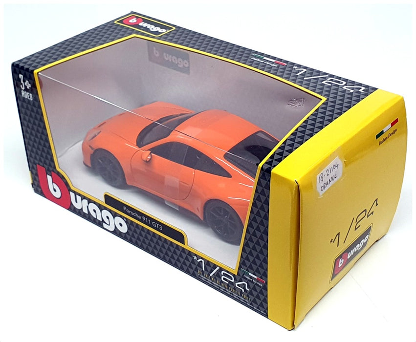 Burago 1/24 Scale Diecast 18-21104 - Porsche 911 GT3 - Orange