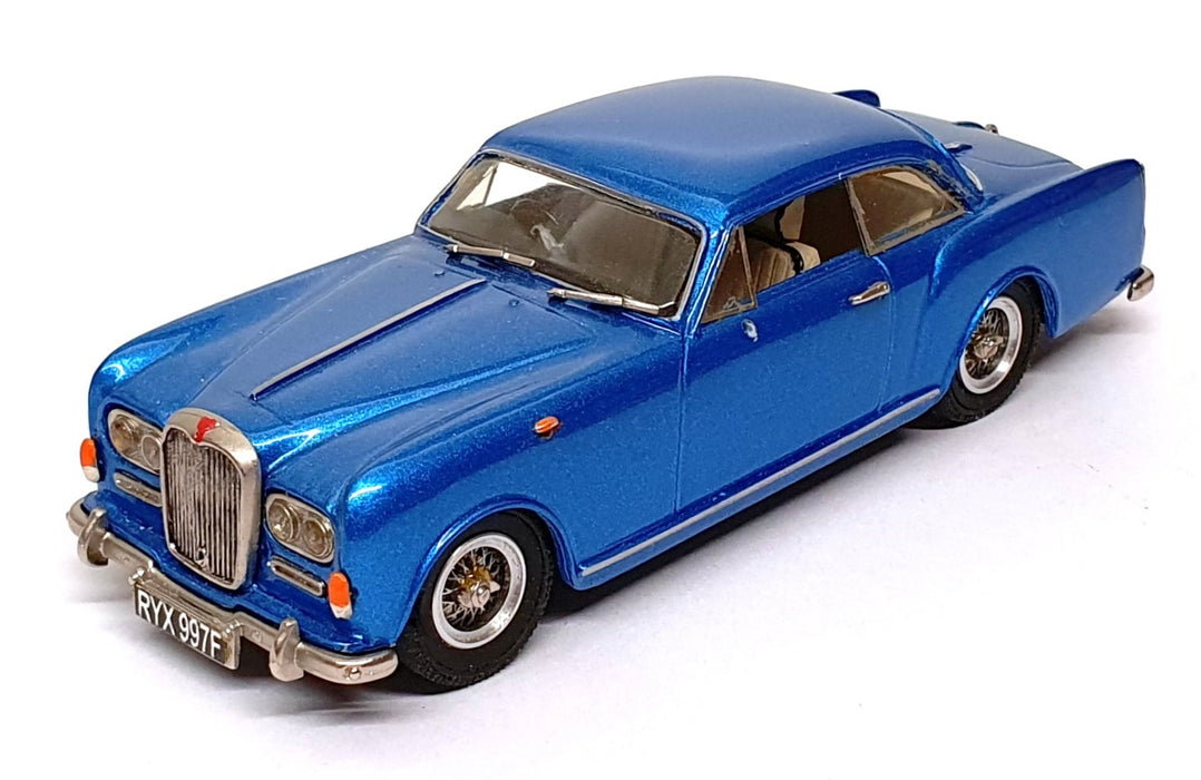 J&M Classics 1/43 Scale JM75 - Alvis TD21 Saloon Burns Special - Met. Mid Blue