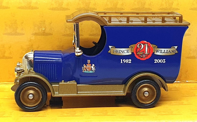 Oxford Appx 8cm Long DG050053 Morris Bull Nose Van Prince William 21st Blue/Gold