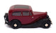 Crossway Models 1/43 Scale CM17 - Morris 8 S2 2Dr. Saloon - Maroon/Black