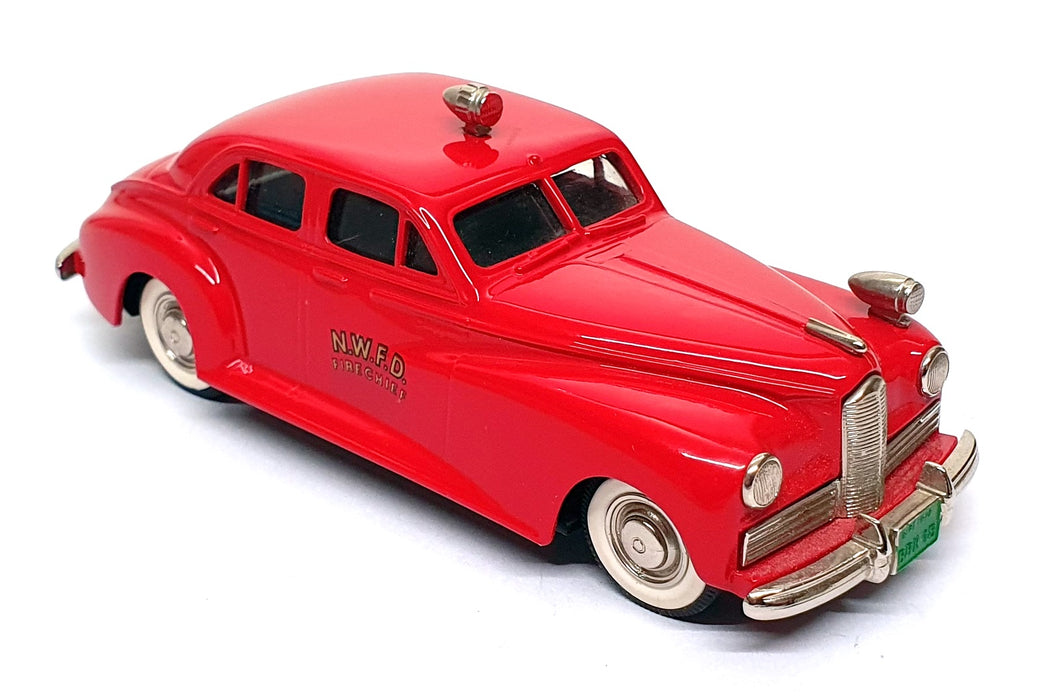 Brooklin 1/43 Scale BRK18 - 1941 Packard Clipper Fire Chief NWFD 1 Of 750