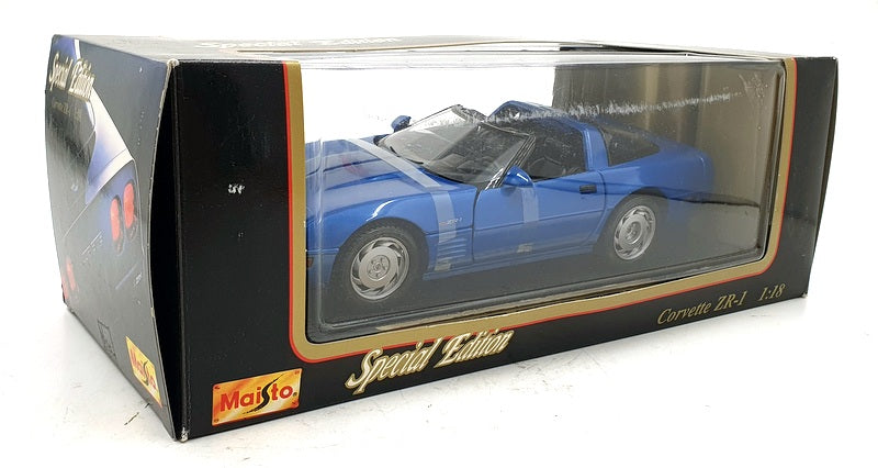 Maisto 1/18 Scale Diecast 31809 - Chevrolet Corvette ZR-1 1992 - Blue