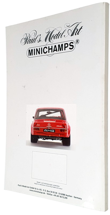 Minichamps Edition 1 2006 - A4 Fully Illustrated Catalogue 250 Colour Pages