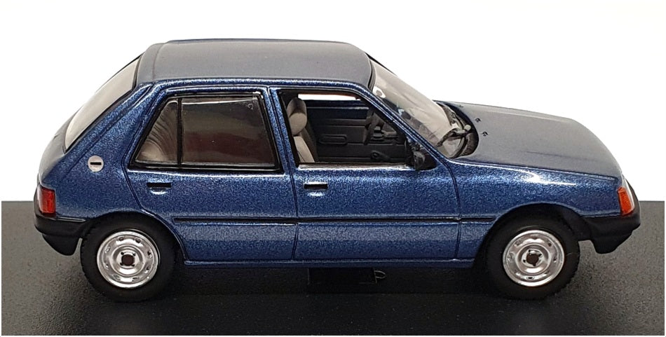 Norev 1/43 Scale Diecast 471736 - 1988 Peugeot 205 GL - Ming Blue