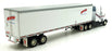 PEM 30cm Long Diecast M70513 - Kenworth T600A Benton Express Truck - White