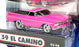 Muscle Machines 1/64 Scale 71161 02-04 - 1959 Chevy El Camino Truck - Dk. Pink