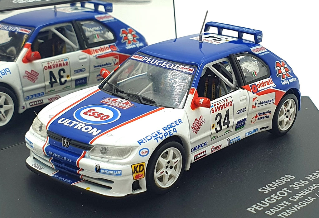 Skid 1/43 Scale SKM088 - Peugeot 306 Maxi #34 Sanremo Rally 1999