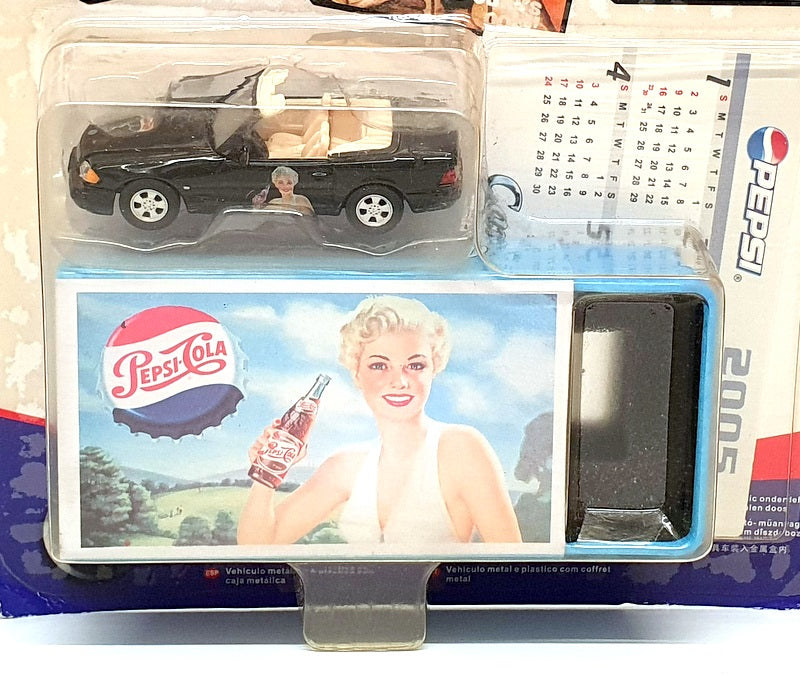 Cararama 1/72 Scale 722C - Mercedes Benz SL500 (Pepsi Cola Tin Box) Black