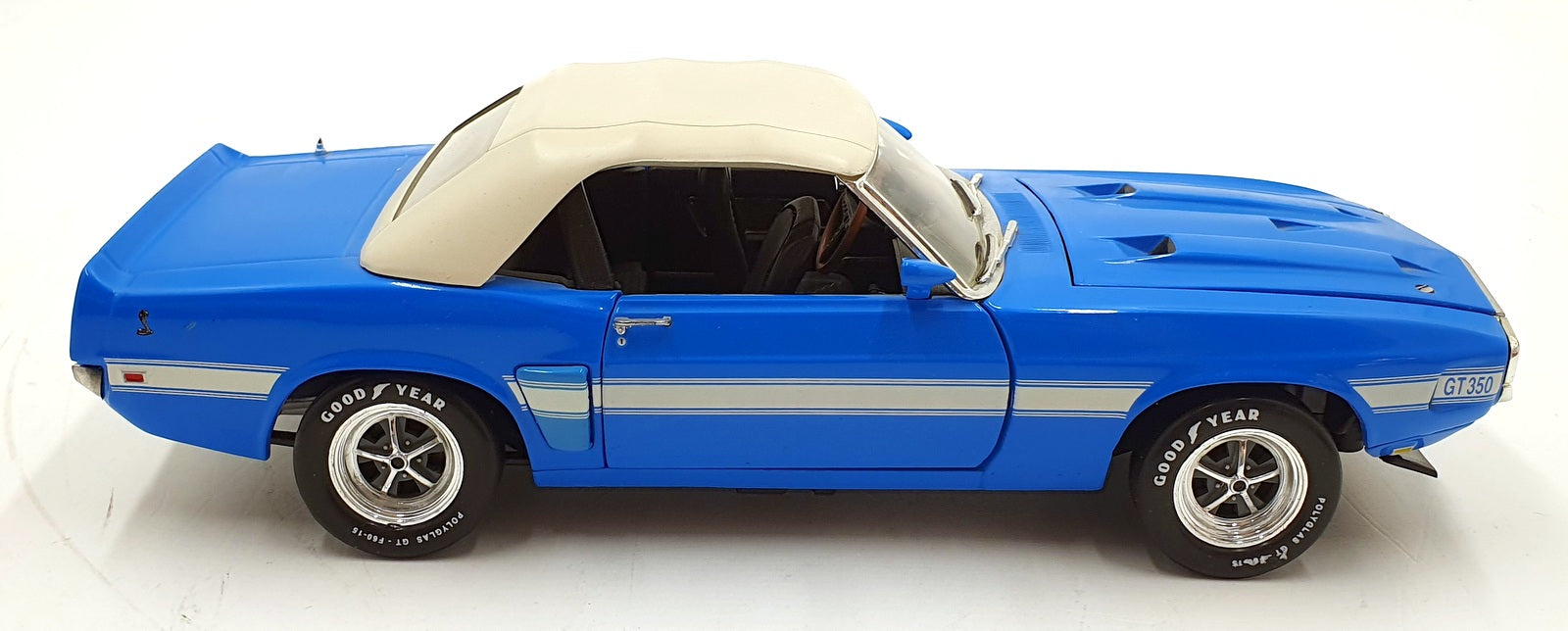 Ertl 1/18 Scale Diecast 32073 - 1969 Shelby Cobra GT-350 - Blue