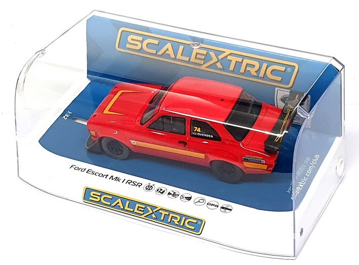 Scalextric 1/32 Scale Slot Car C4571 - Ford Escort Mk I RSR #74 Ovenden - Red