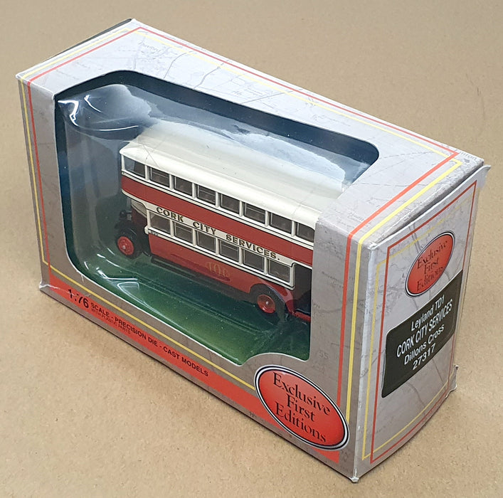 EFE 1/76 Scale 27317 - Leyland TD1 Cork City Services Dillons Cross - Cream/Red