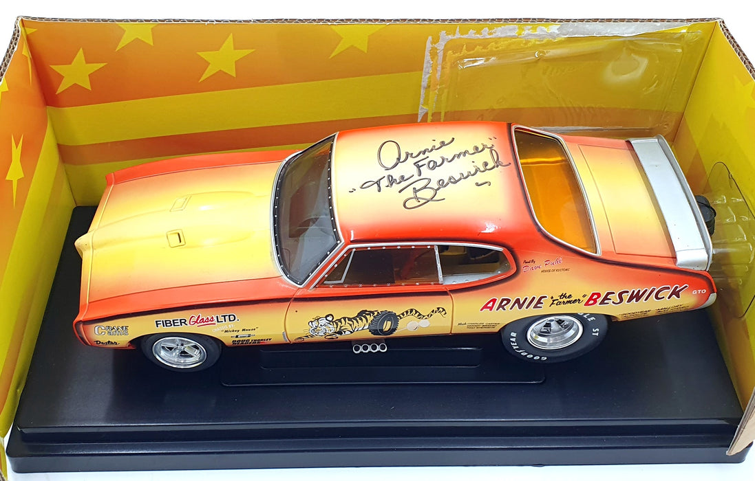 Ertl 1/18 Scale Diecast 33058 - 1968 Pontiac GTO Funny Car Arnie Beswick