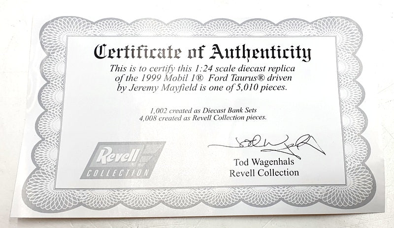 Revell 1/24 Scale RC249901275-1 - Ford Taurus #12 Mobil 1 - Mayfield