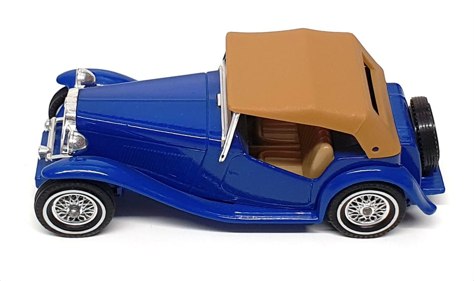 Matchbox Appx 9.5cm Long Diecast Y-8 - 1945 MG TC - Blue/Tan