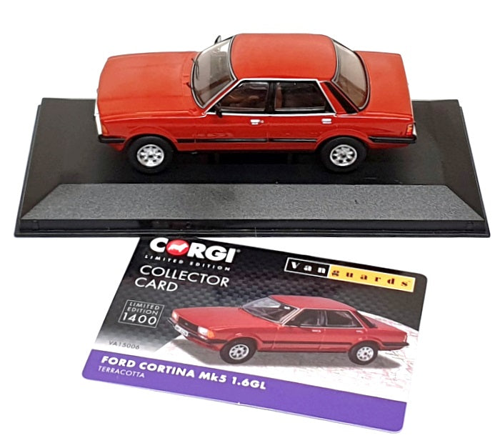 Vanguards 1/43 Scale VA15006 - Ford Cortina Mk5 1.6 GL - Terracotta