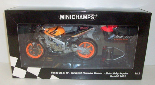 Minichamps 1/12 Scale - 122 037169 Honda RC211V Repsol Honda Nicky Hayden 2003