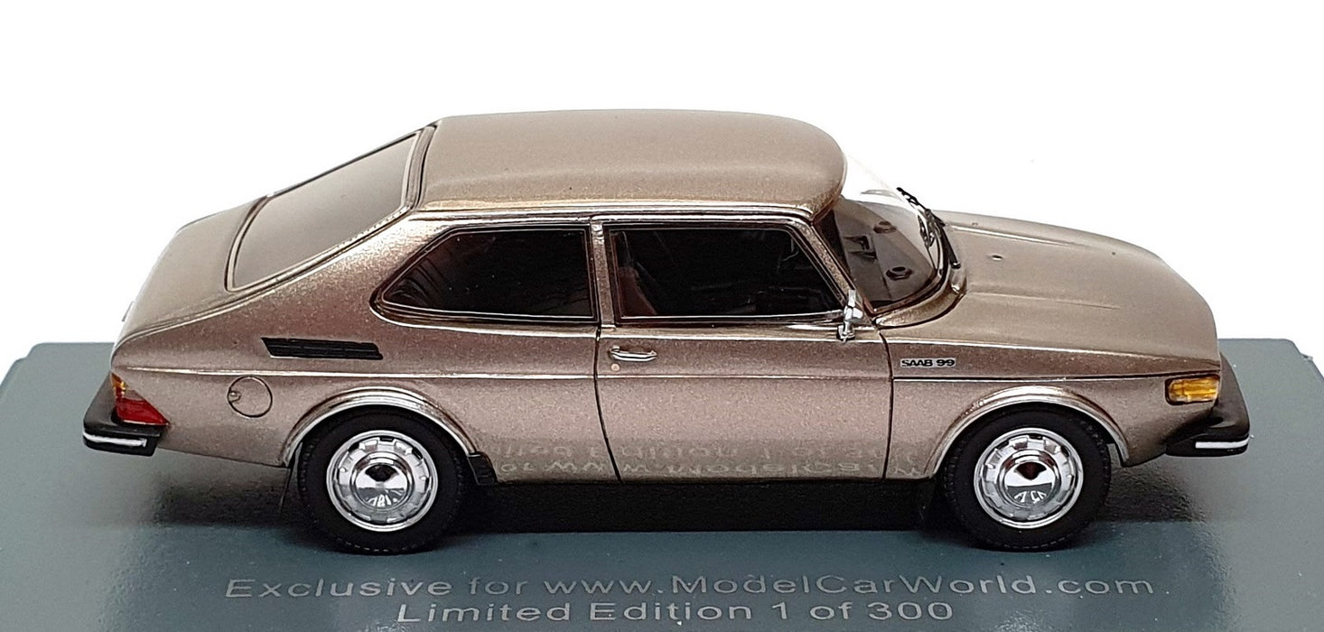Neo 1/43 Scale NEO 43763 - Saab 99 Combi Coupe - Met. Lt. Brown