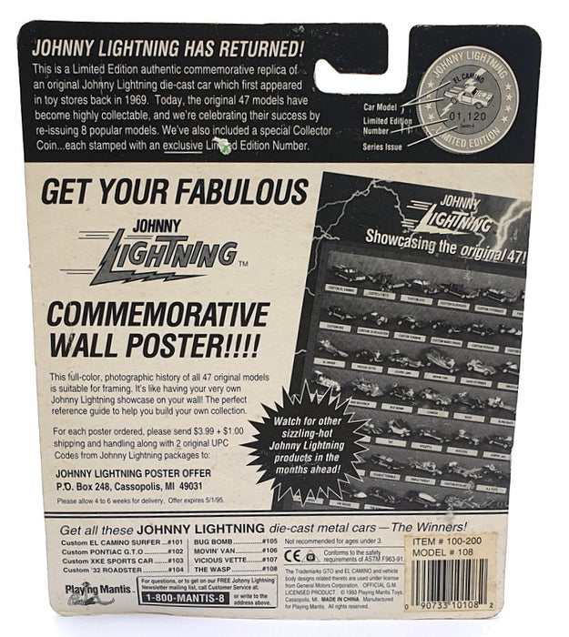 Johnny Lightning 1/64 Scale 100-200 - The Challengers Wasp - Orange