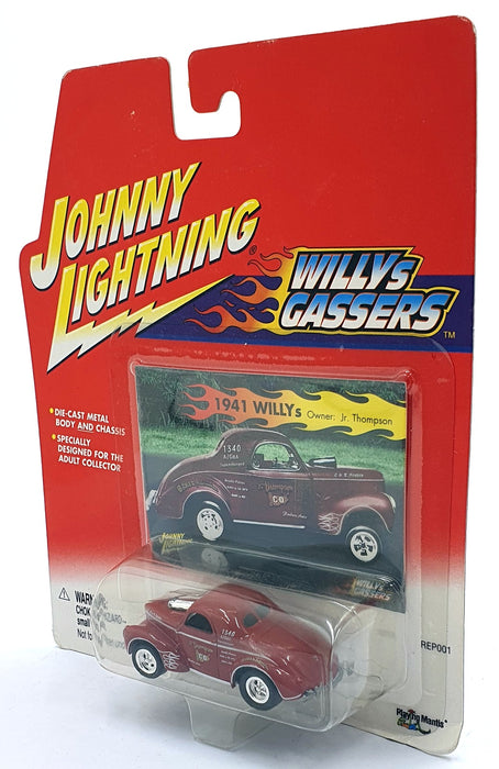 Johnny Lightning 1/64 Scale 364-02 - Willy's Gassers 1941 Willy's Jr. Thompson