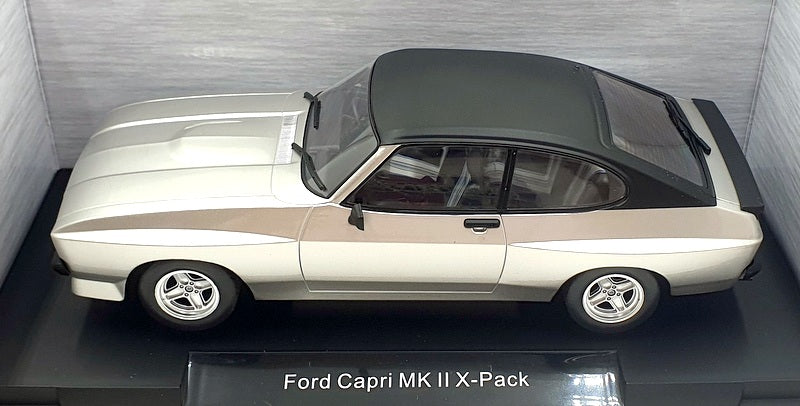 Model Car Group 1/18 Scale MCG18349 - Ford Capri MK II X-Pack - Met. Silver