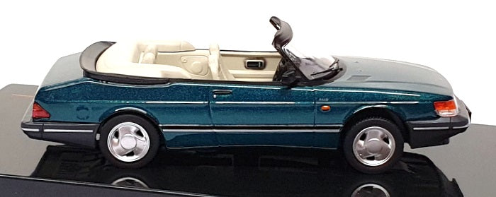 Ixo 1/43 Scale Diecast CLC578N.22 - 1991 Saab 900 Cabriolet - Met. Green