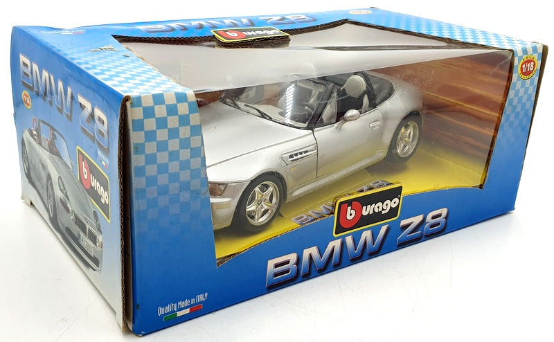 Burago 1/18 Scale Diecast 33772 - BMW Z8 - Silver