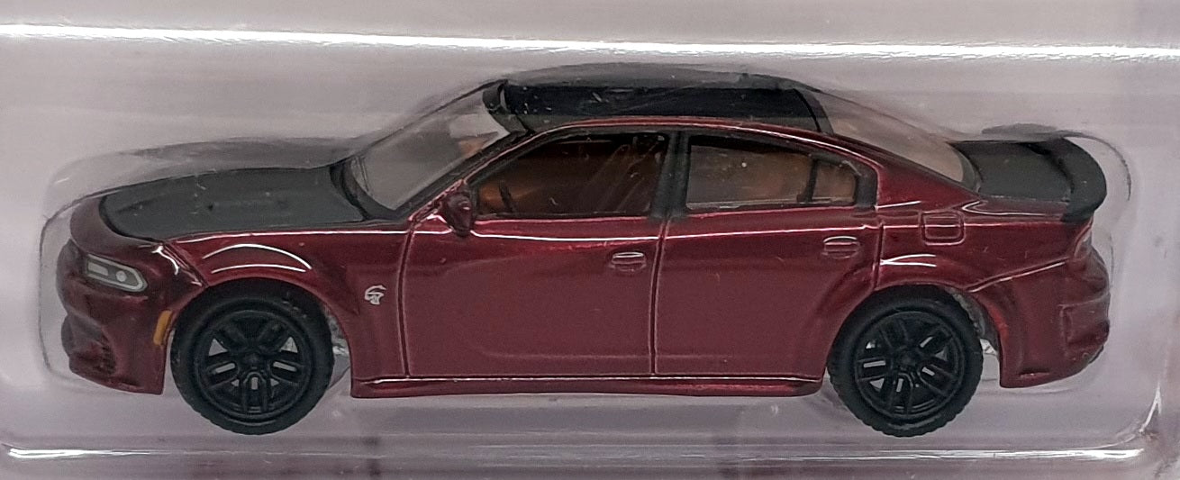 Auto World 1/64 Scale AWSP172/24B - 2021 Dodge Charger SRT Hellcat Redeye Maroon