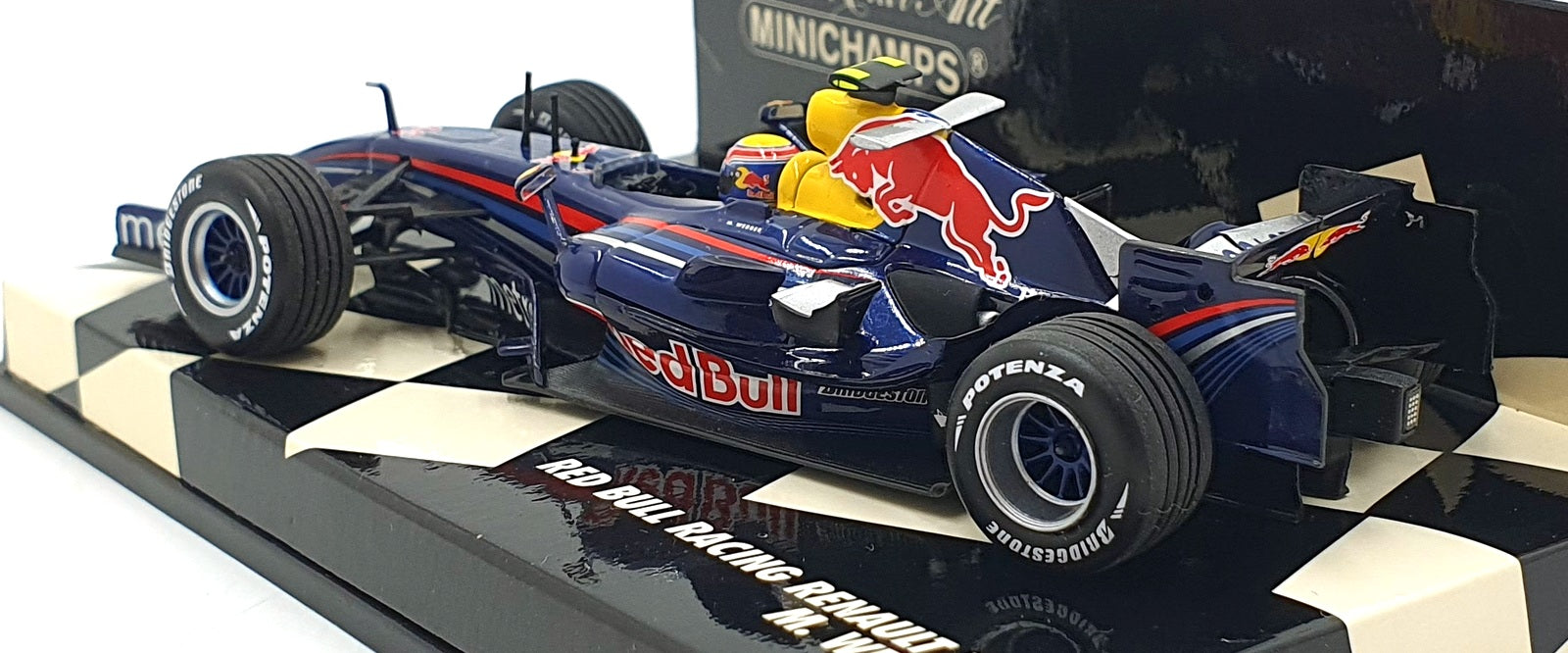 Minichamps 1/43 Scale 400 070015 - F1 Red Bull Racing Renault RB3 #15 2007
