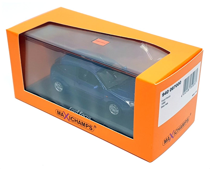 Maxichamps 1/43 Scale 940 087000 - 1998 Ford Focus - Met Blue