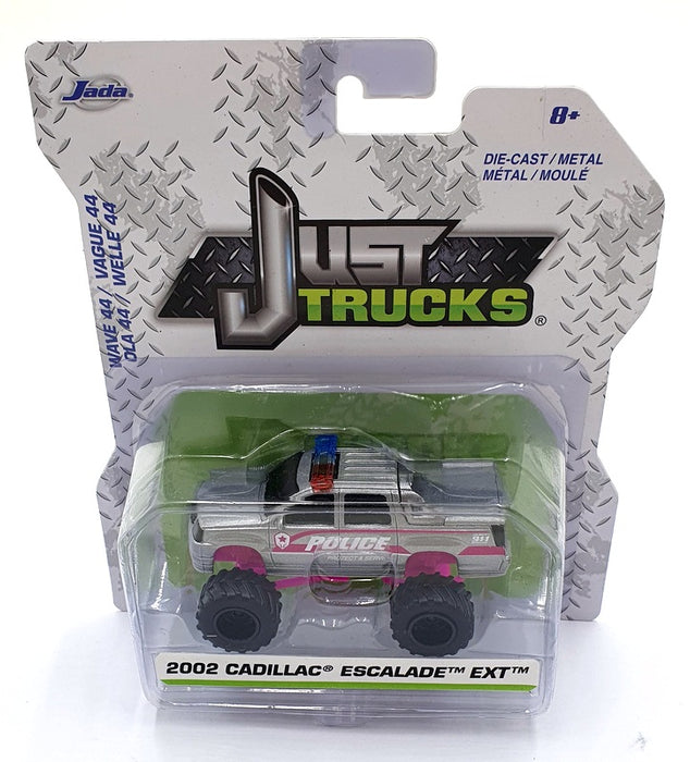 Jada Just Trucks 1/64 Scale 14020 - 2002 Cadillac Escalade EXT - Silver/Pink