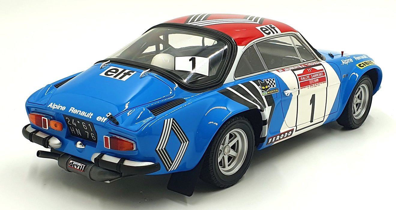 OTTO 1/12 Scale Resin G096 - Alpine A110 1800 #1 Sanremo Rally 1973