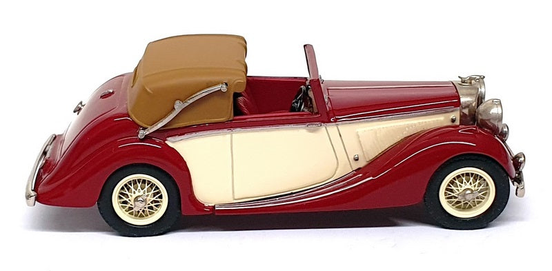 Minimarque 43 1/43 Scale UK2C - 1947 Jaguar 3.5L DHC - Maroon/Cream