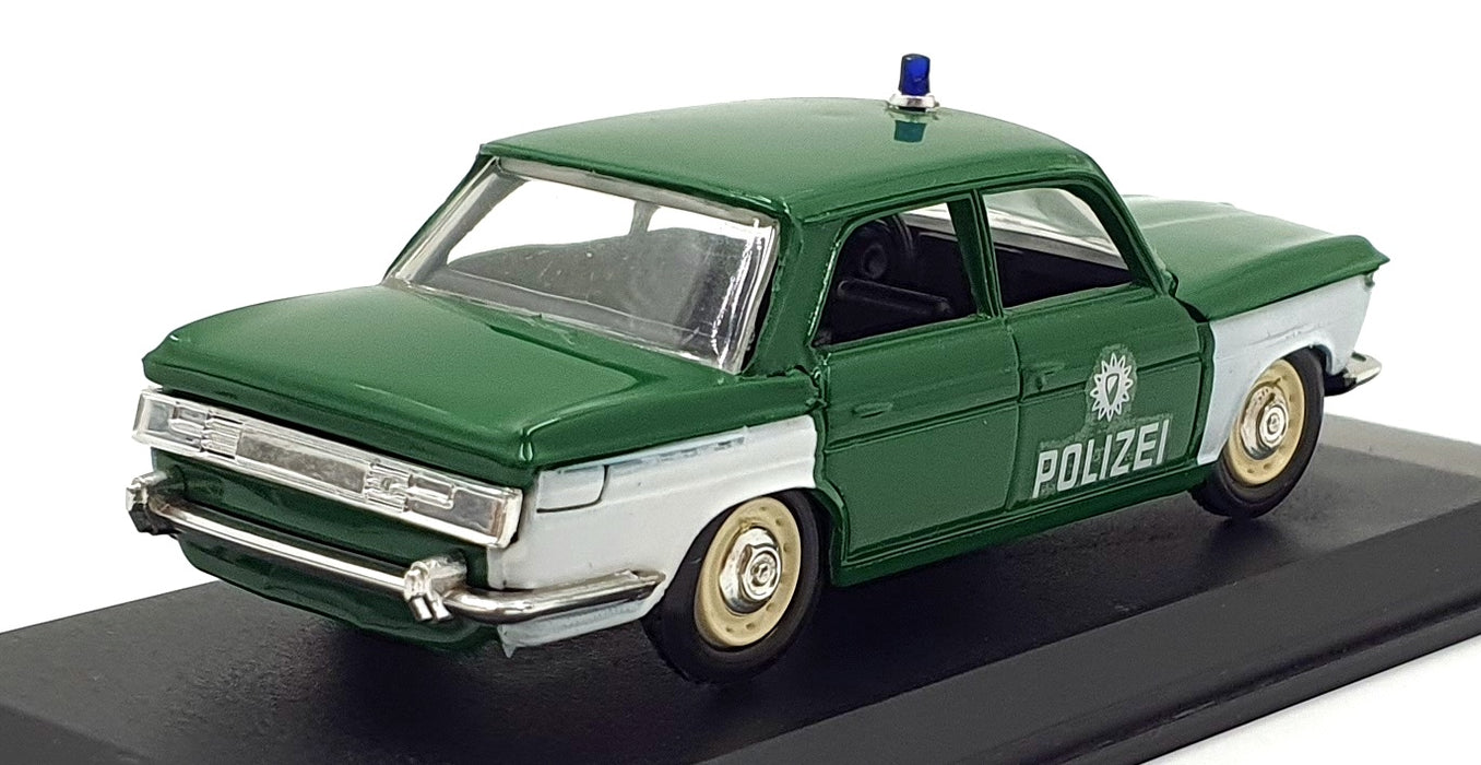 Eligor 1/43 Scale Diecast 1339 - 1967 BMW 2000 RFA Polizei Car - Green