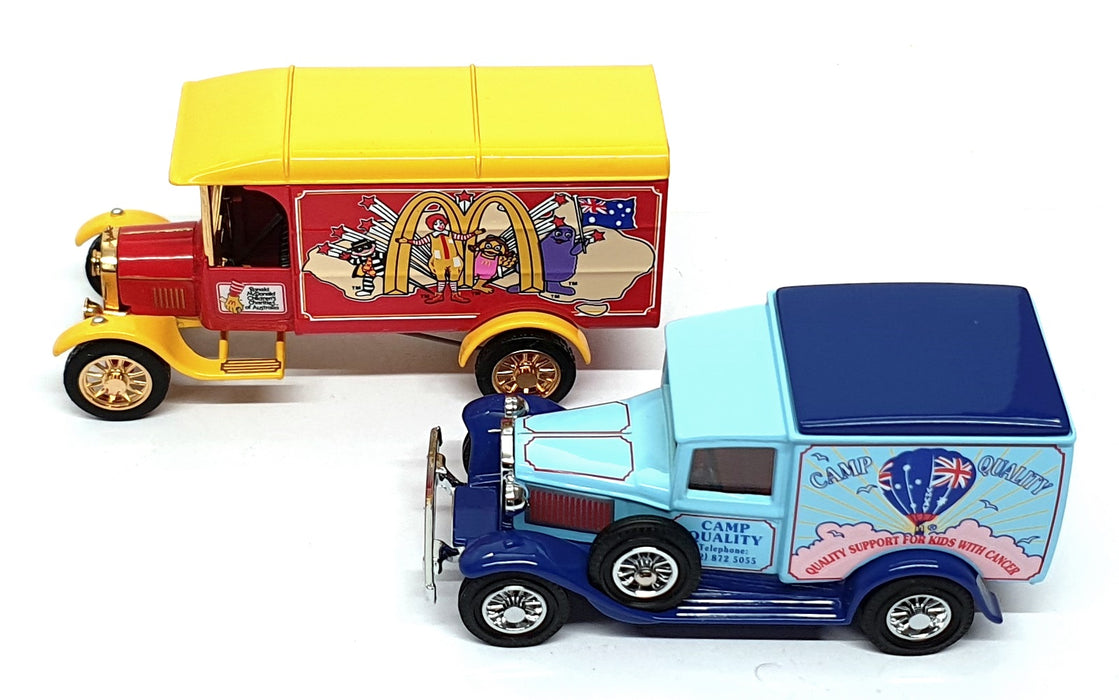 Matchbox CS1996 - 2 Ford Vans The Ronald McDonald House Camp Quality 1996 Set