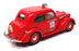 Brumm 1/43 Scale R181 - 1949 Fiat 1100 E Berlina Fire Control Car - Red