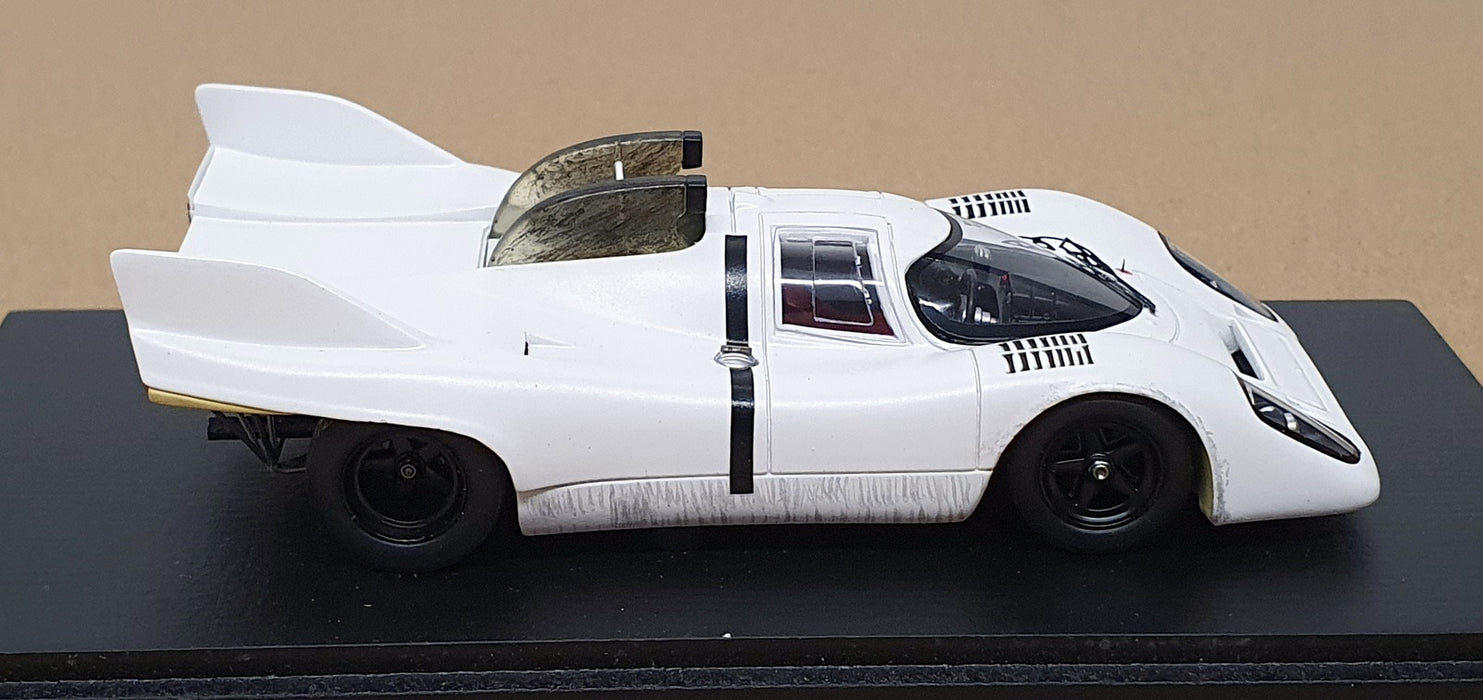 Spark Model 1/43 Scale S1899 - Porsche 917 Schnorkel 1971 Test Car - White