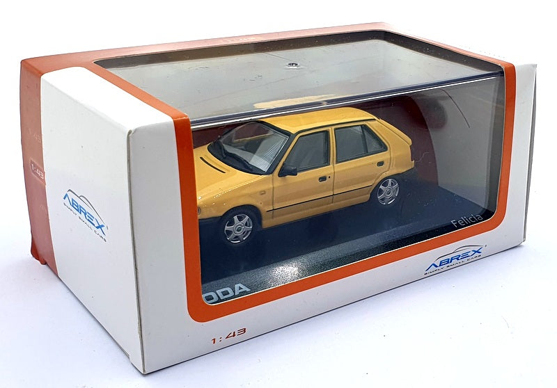 Abrex 1/43 Scale Diecast 143ABS 709GI - 1994 Skoda Felicia - Yellow