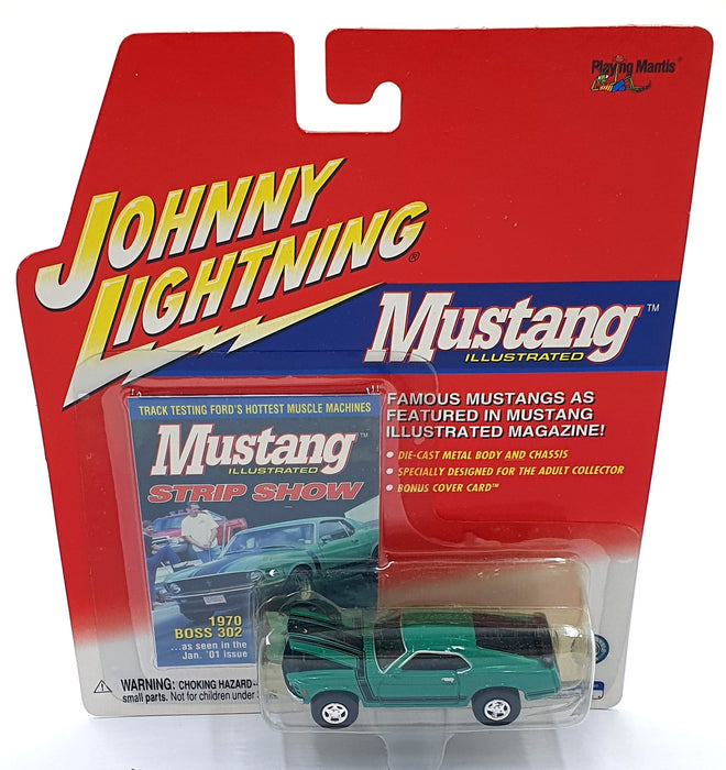 Johnny Lightning 1/64 Scale 291-11 - 1970 Boss 302 - Green/Black