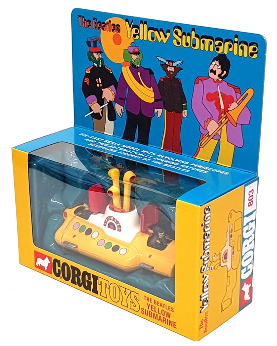 Corgi Toys 803 Reissue CD54321046 - The Beatles Yellow Submarine Red Hatch Ed.