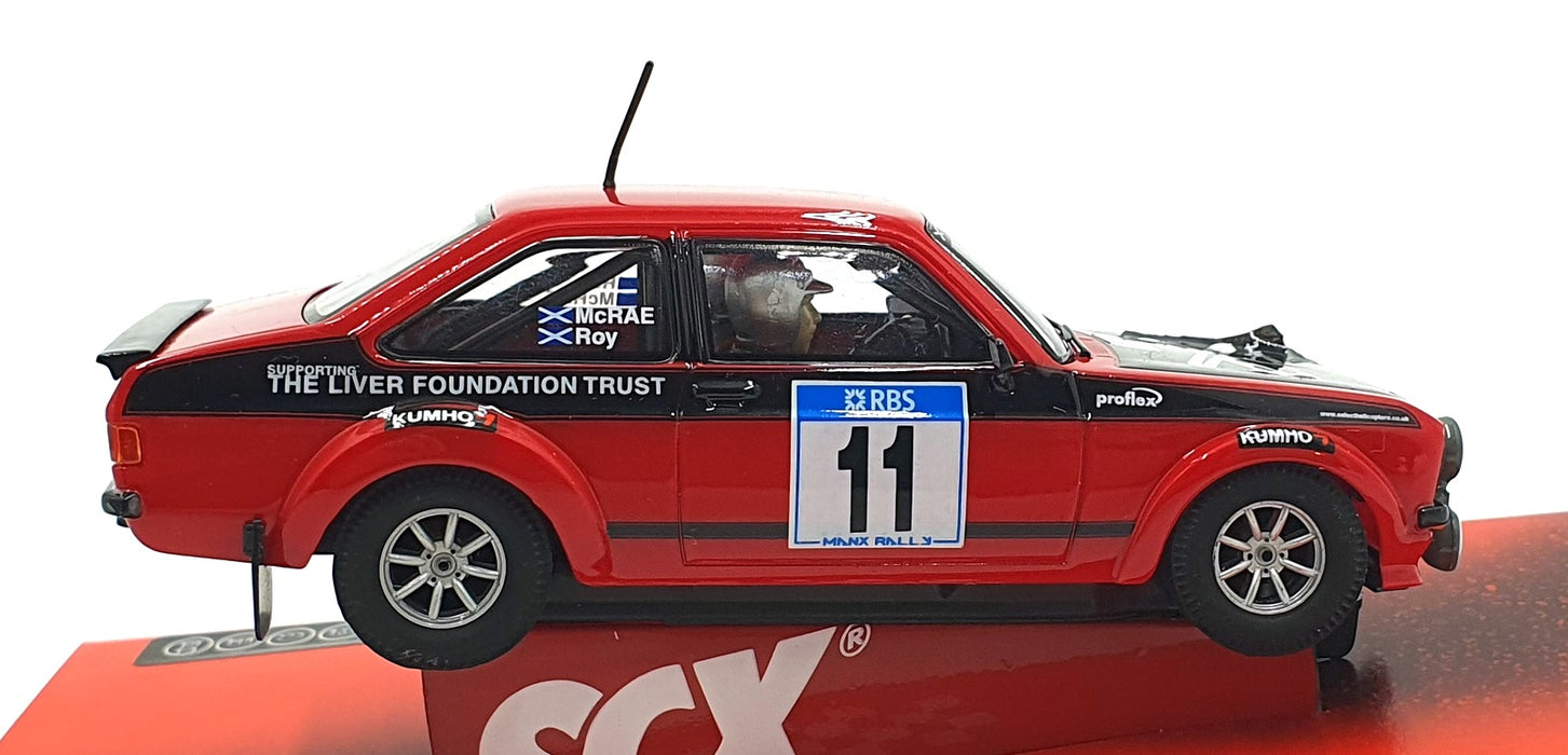 SCX 1/32 Scale Slot Car 64560 - Ford Escort MKII #11 - Red