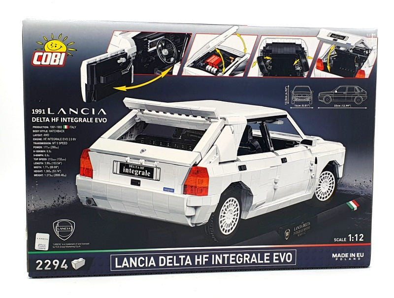 Cobi Bricks 1/12 Scale 24356 - Lancia Delta HF Integrale EVO - Lancia Racing