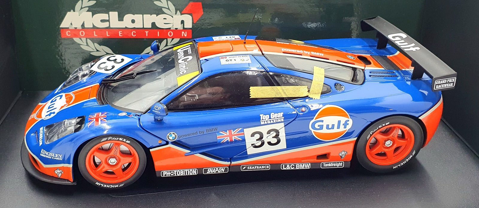 UT Models 1/18 Scale 530 161833 - McLaren F1 GTR Le Mans 1996 Gulf Racing