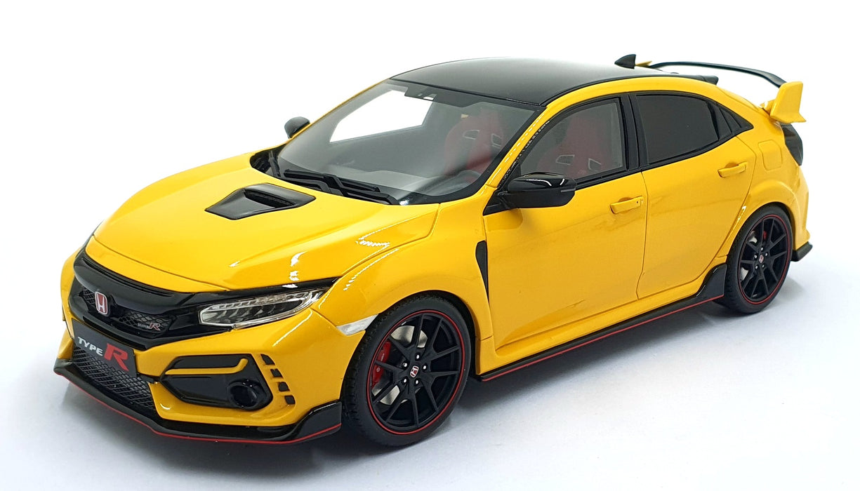 Otto Models 1/18 Scale Resin OT1111 - Honda Civic Type R GT FK8 - Yellow