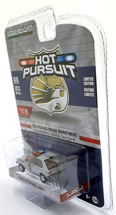 Greenlight 1/64 Scale 42910-D - 1980 Volkswagen Rabbit Police Car