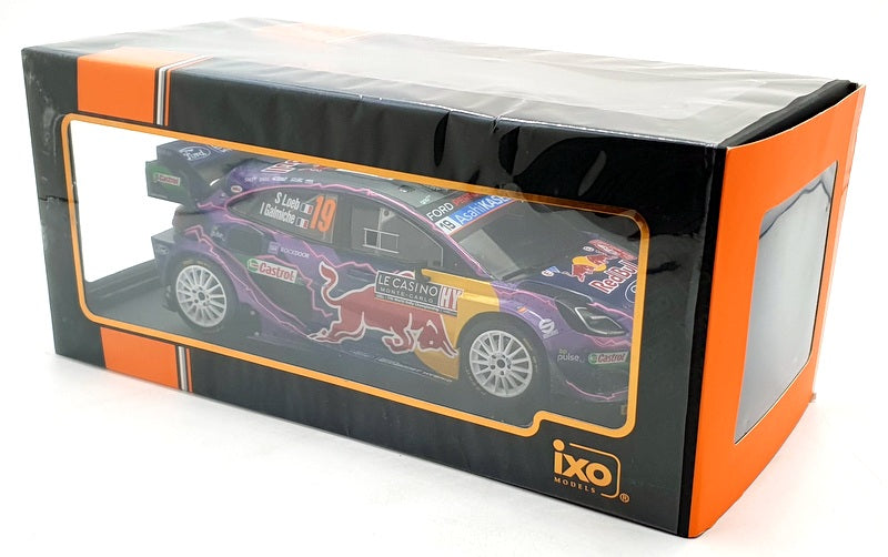 IXO Models 1/18 Scale 18RMC110 - Ford Puma Rally1 #19 Monte Carlo 2022