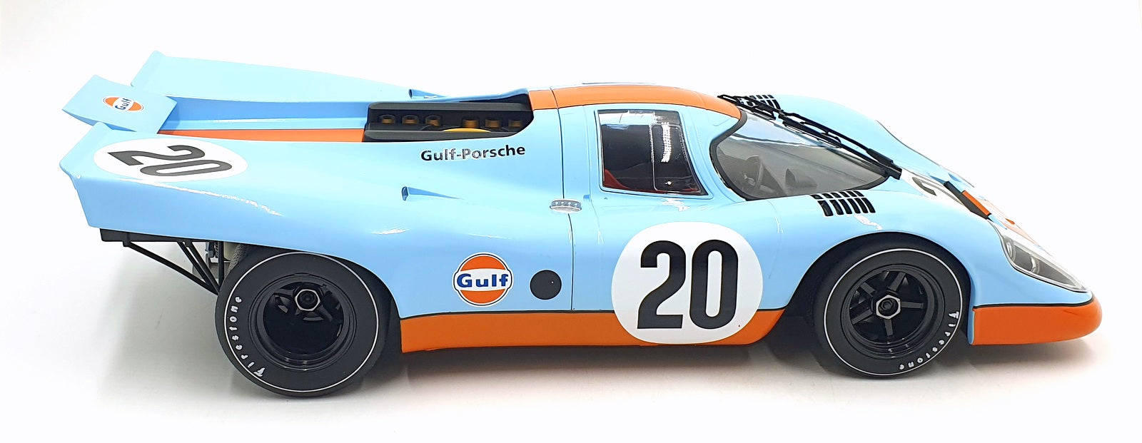 Norev 1/12 Scale 127500 - Porsche 917 24H France 1970 #20 Gulf Siffert/Redman