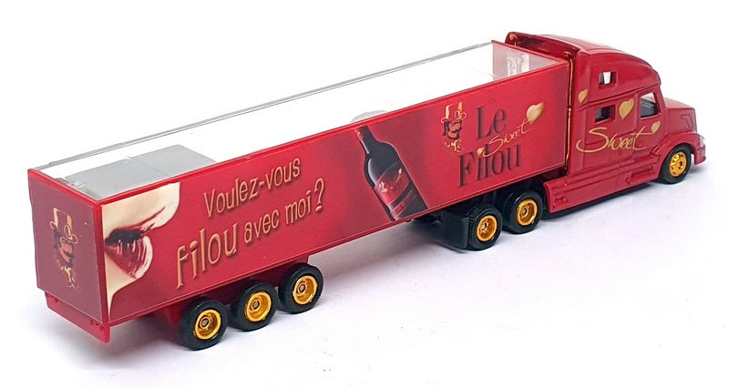 DGD Models 1/87 Scale DGD87 - Volvo Truck (Voulez-Vous Filou Avec Moi) Red