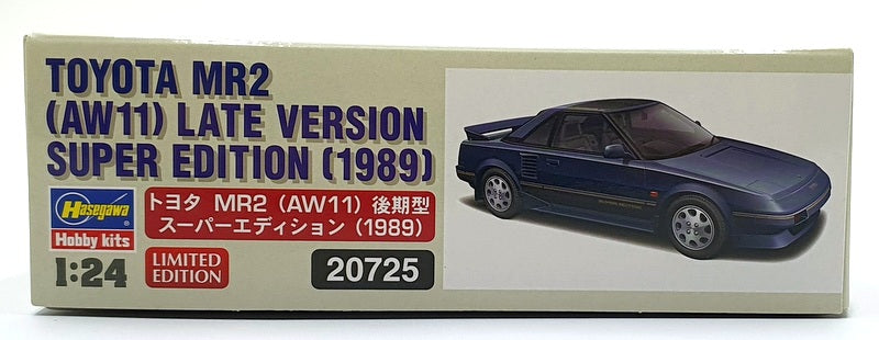 Hasegawa Kits 1/24 Scale 20725 - 1989 Toyota MR2 (AW11) Late Version Super Ed