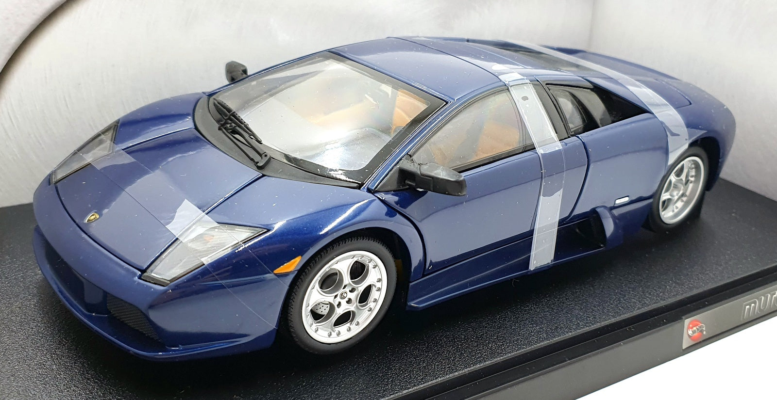 Hot Wheels 1/18 Scale Diecast 57304 - Lamborghini Murcielago - Blue